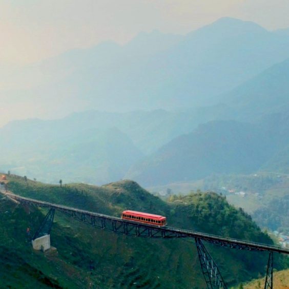 Sapa mountain train